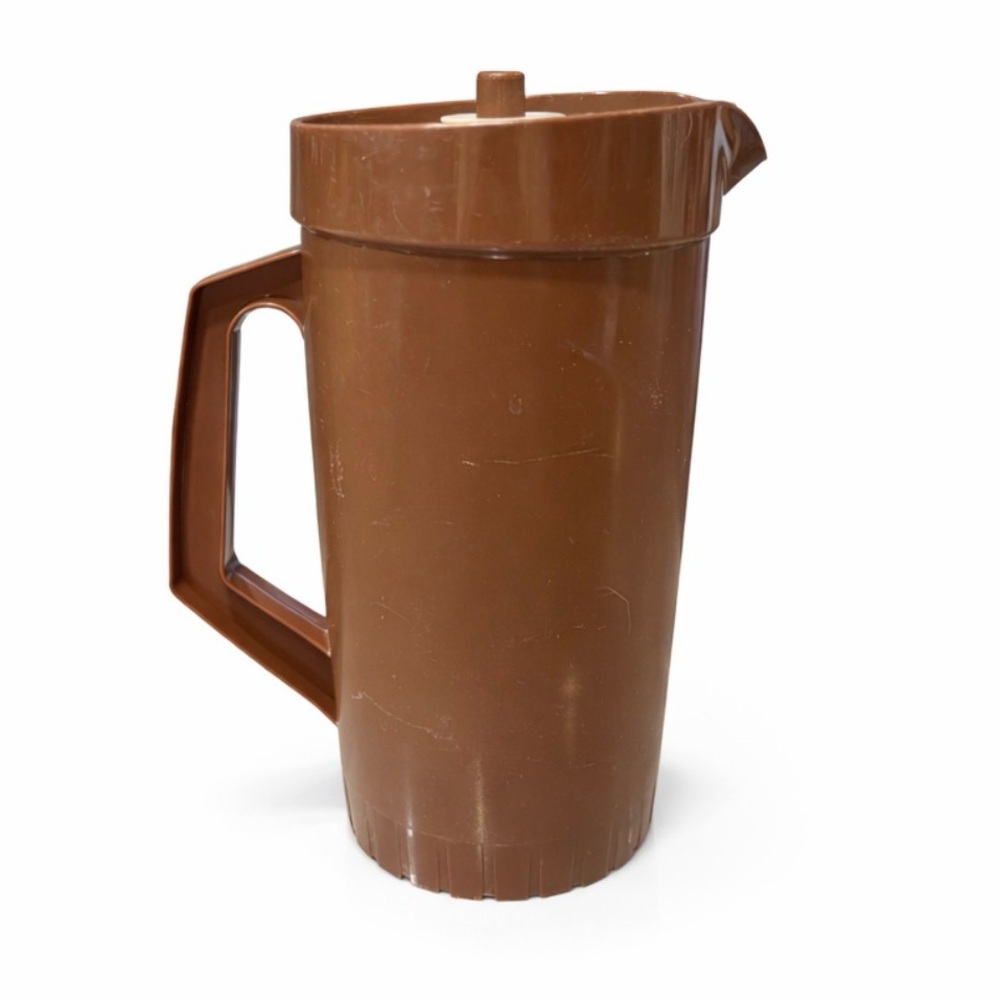 Tupperware Brown Pitcher